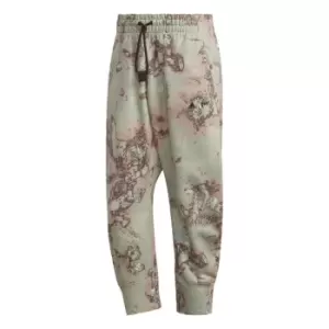 Image of adidas Parley 7/8 Length Joggers (Gender Neutral) Unisex - Linen Green / Hazy Green