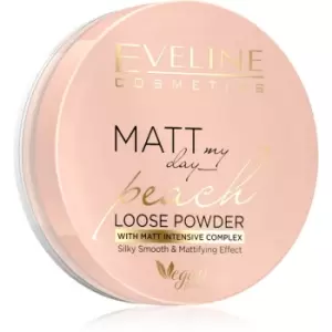 Image of Eveline Cosmetics Matt My Day Finishing Powder with Matte Effect Shade Peach 6 g