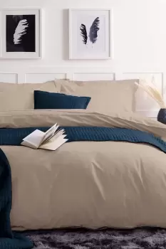 Image of Easy Care 200 Thread Count Cotton Polyester Percale Duvet Cover