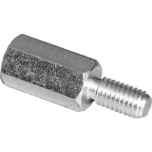Image of PB Fastener S45530X30 Spacer (L) 30 mm M3 x 7 M3 x 6 Steel zinc plated 10 pc(s)