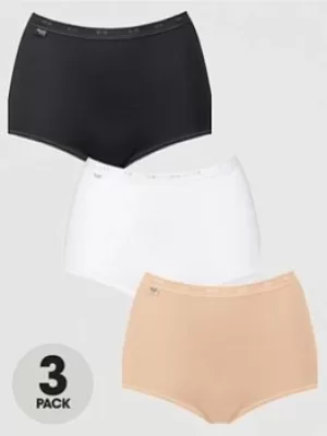 Image of Sloggi Basic+ Maxi 3p, Multi, Size 12, Women