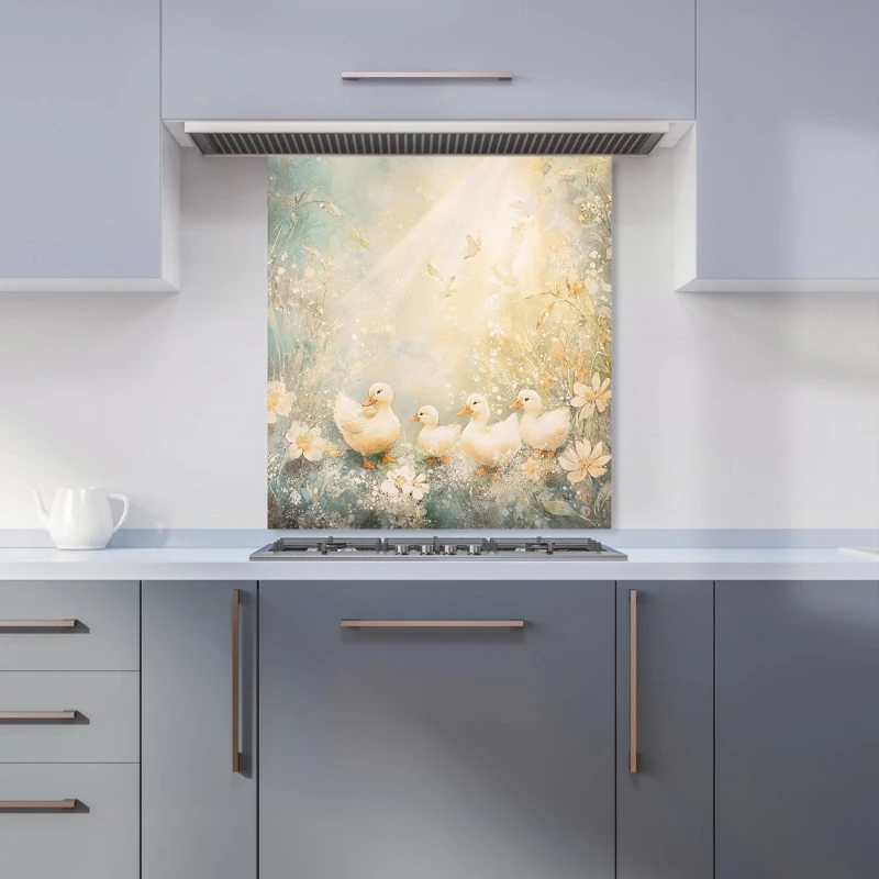 Image of Designer Kitchen Splashbacks Ava Sterling: 00020 Kitchen Splashback Size: 700mm x 650mm Multicolor Unisex 700mm x 650mm