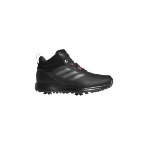 Image of adidas S2G Mid-Cut Golf Shoes Womens black/Silver/pink UK4