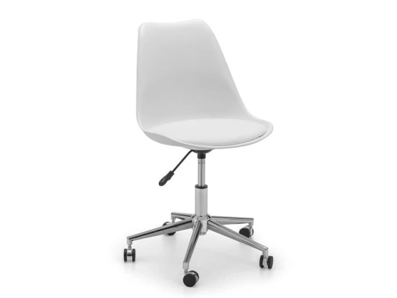 Image of Julian Bowen Erika White Moulded Office Chair