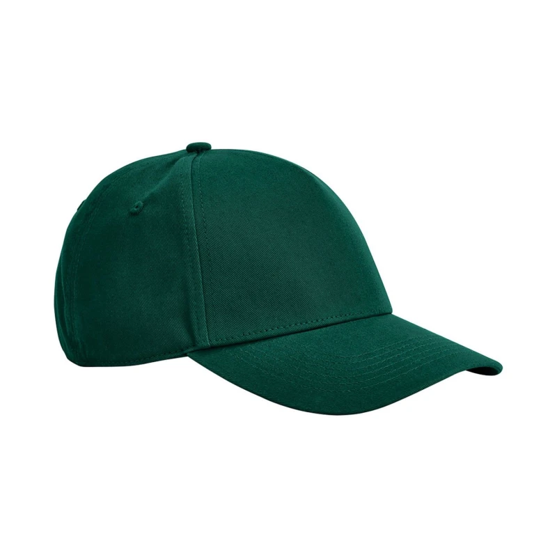 Image of Beechfield Beechfield Men Classic Cotton 5 Panel Baseball Cap in Bottle Green Bottle Green One Size Male 5063527971463