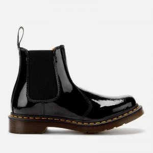 Image of Dr. Martens Womens 2976 Patent Lamper Chelsea Boots - Black - UK 4