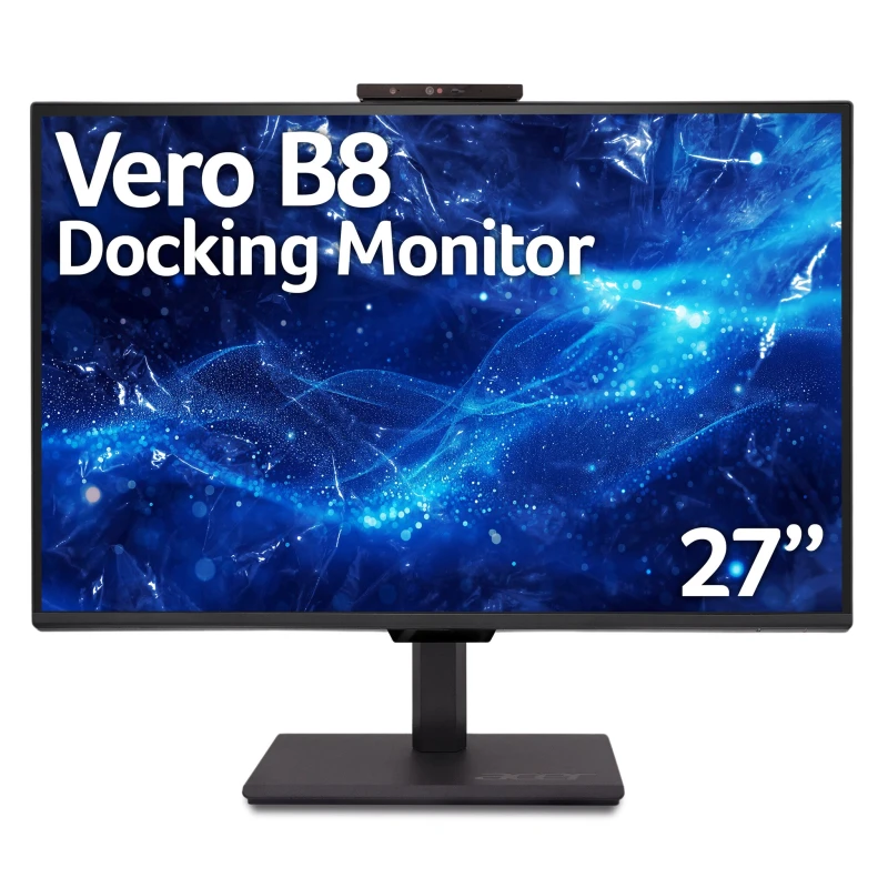 Image of Acer Acer B8 Vero B278UG 27" QHD Monitor computer monitor 68.6cm (27") 2560 x 1440 pixels Wide Quad HD LED Black UM.HB8EE.G04