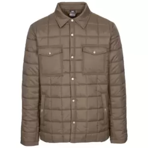 Image of Trespass Mens Hullford Padded Jacket (XS) (Dark Khaki)