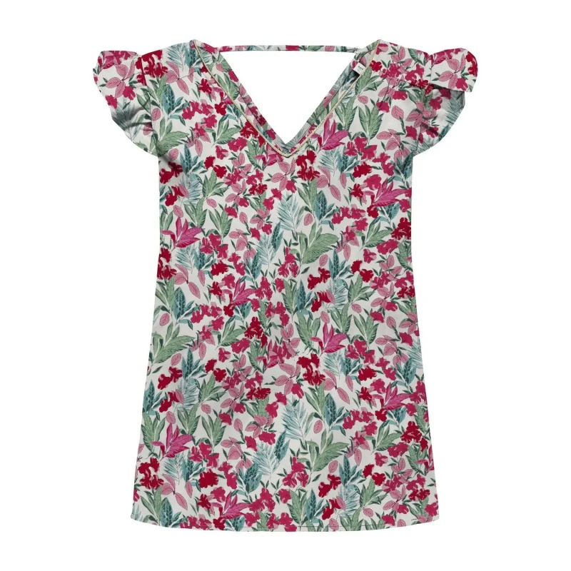 Image of Only Womens T-Shirt Only Paula Life Multicolore Female XS