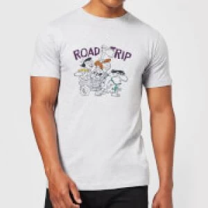Image of The Flintstones Road Trip Mens T-Shirt - Grey - 4XL