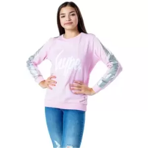 Image of Hype Stripe Crew Sweatshirt - Multi