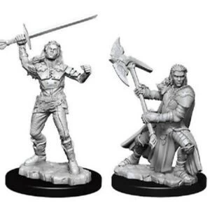 Image of Dungeons & Dragons Nolzur's Marvelous Unpainted Miniatures - Female Half-Orc Fighter