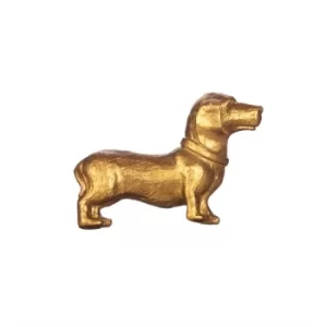 Image of Gold Dachshund Drawer Knob