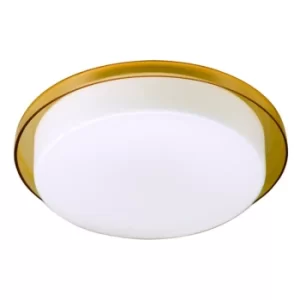 Image of Tray Flush Ceiling Light Orange