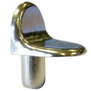 Image of Select Hardware Metal Shelf Support Zinc Plated 6 Pack