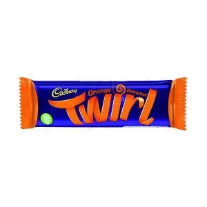 Image of Cadbury Twirl Orange Chocolate 43g Pack of 48 4262248 KS44017