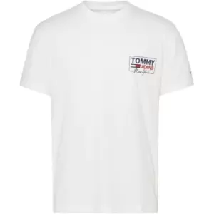 Image of Tommy Jeans Jeans New York Back Logo T Shirt - White