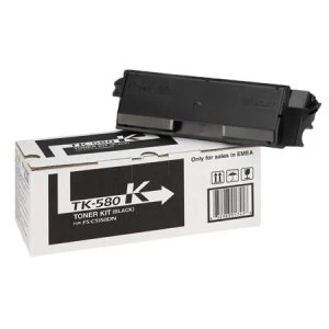 Image of Kyocera TK580K Black Laser Toner Ink Cartridge