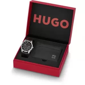 Image of Hugo Real Watch and Wallet Gift Set