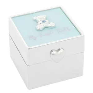 Image of My First Tooth Box Silver/Blue