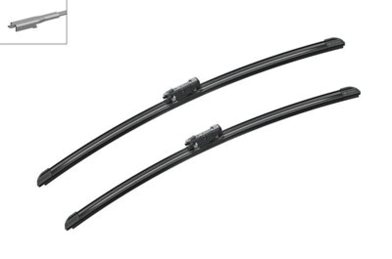 Image of Bosch A531S Wiper Blade Front 550/530mm Fits Audi Tt Mercedes-Benz C-Class Slk