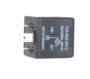 Image of MEYLE Indicator Relay 100 953 0012 Flasher Unit VW,AUDI,MERCEDES-BENZ,Transporter IV Bus (70B, 70C, 7DB, 7DK, 70J, 70K, 7DC, 7DJ),GOLF III (1H1)