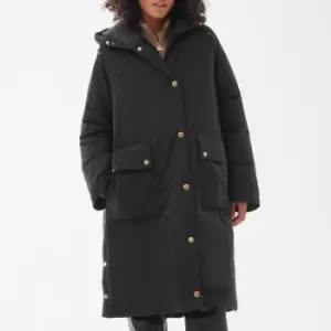 Image of Barbour International Metisse Showerproof Shell Hooded Coat - UK 18