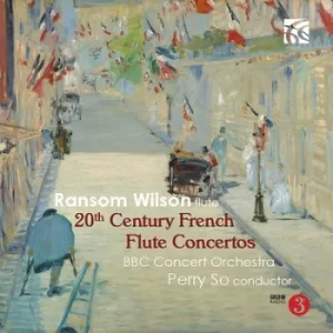 Image of Ransom Wilson 20th Century French Flute Concertos by Jean Francaix CD Album