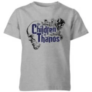 Image of Marvel Avengers Infinity War Children Of Thanos Kids T-Shirt - Grey - 7-8 Years