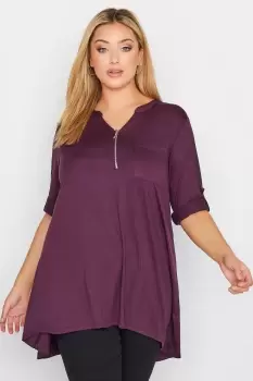 Image of Zip Front Top