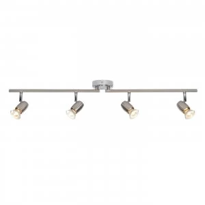 Image of 4 Light Spotlight Brushed Chrome, GU10