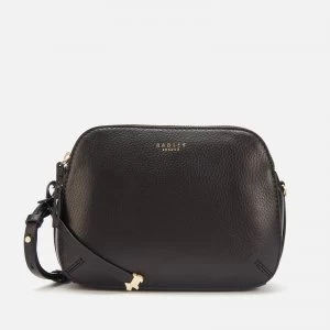 Image of Radley Womens Dukes Place Medium Ziptop Cross Body Bag - Black