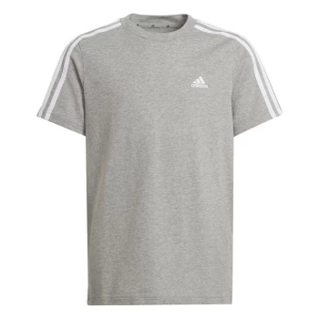 Image of adidas Stripe Essentials T-Shirt Junior - Grey