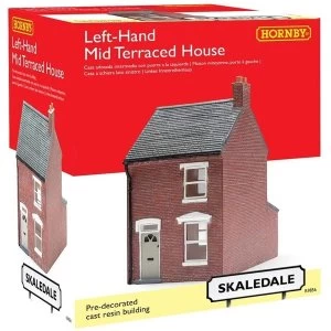 Image of Hornby Left Hand Mid-Terraced House Model
