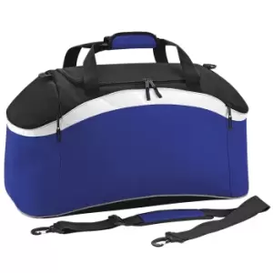 Image of BagBase Teamwear Sport Holdall / Duffle Bag (54 Litres) (One Size) (Bright Royal/ Black/ White)