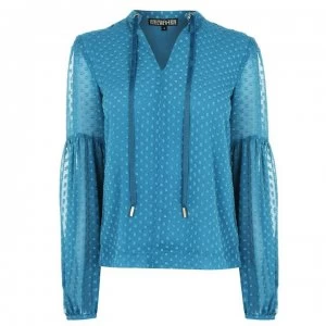 Image of Biba Plain Blouse - Teal