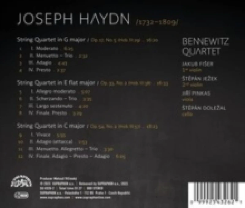 Image of Haydn: String Quartets, Op. 17/5-33/2-54/2 CD / Album (Jewel Case)