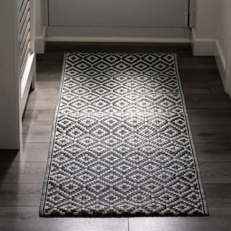 Image of Valiant Outdoor & Indoor Runner Rug for Garden, Caravan, Home, Camping, SUV (1.7m x 0.6m) Grey