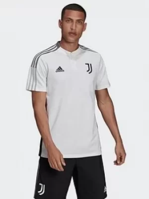 Image of adidas Juventus Tiro Polo Shirt, White, Size L, Men