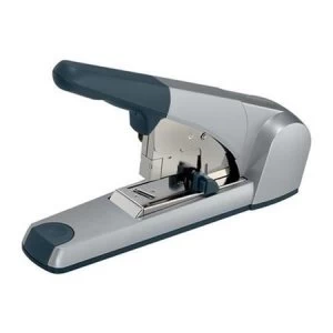 Image of Leitz 5553 Heavy Duty Flat Clinch Metal Stapler Grey 120 Sheets of 80gsm Paper