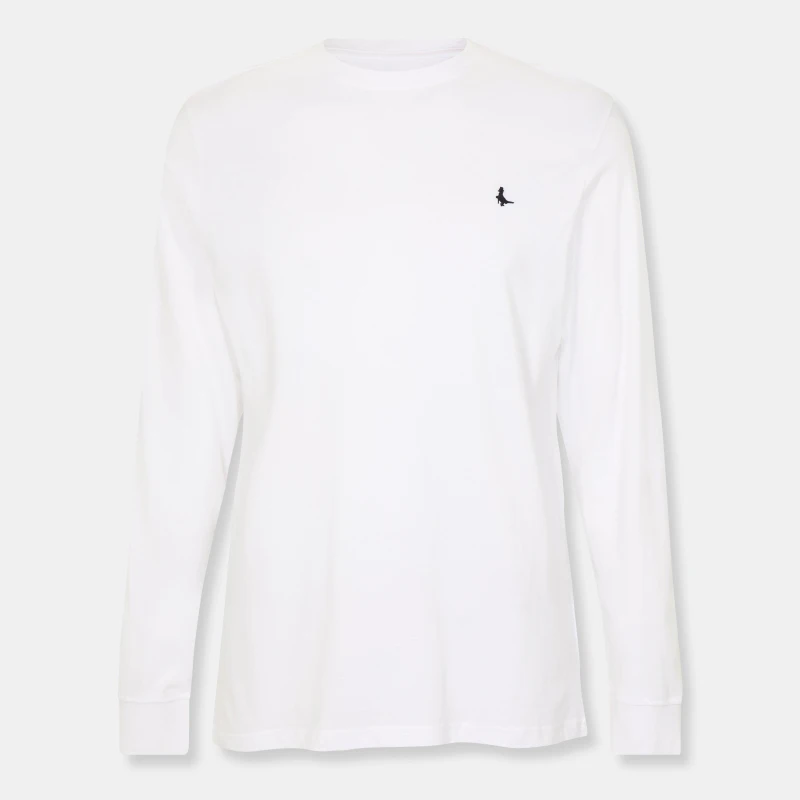Image of Jack Wills Sandleford Long Sleeve T-Shirt Mens White male S