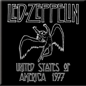 Image of Led Zeppelin - 1977 USA Tour Fridge Magnet