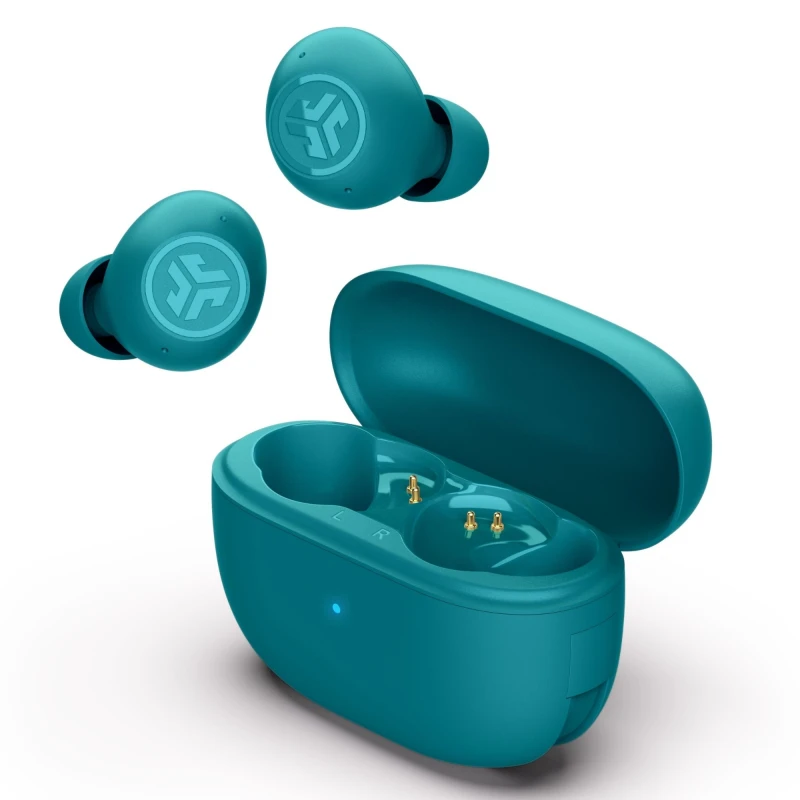 Image of JLAB JLab Go Pop ANC Headset True Wireless Stereo (TWS) In-ear Calls/Music Bluetooth Teal IEUEBGOANCRTEL124