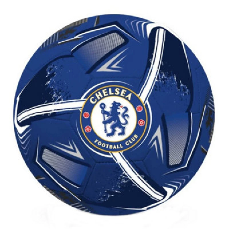 Image of Chelsea Fc Turbine Print Football Blue/black/white (5)