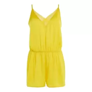 Image of Tommy Hilfiger Cami Romper One Piece - Yellow