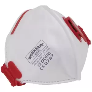 Image of Worksafe 9333/3 Valved Fold Flat Mask FFP3 - Pack of 3