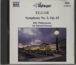 Image of Edward Elgar Symphony No. 2, Op. 63 1994 German CD album 8.550635