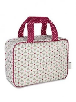 Image of Victoria Green Hanging Traveller Wash Bag - Starflower Sage