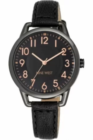 Image of Ladies Nine West Watch NW/1699GNBK