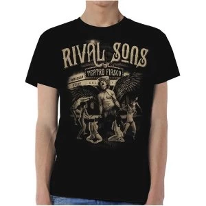 Image of Rival Sons - Teatro Fiasco Mens Medium T-Shirt - Black